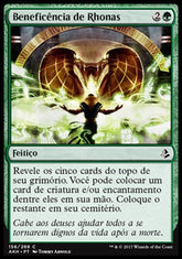 Beneficência de Rhonas / Benefaction of Rhonas - Magic: The Gathering - MoxLand